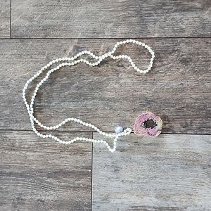 Sparkly long necklace